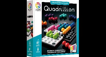 SmartGames Quadrillion - Magnetisch 2D Logisch Denkspel - Oneindig Aantal Puzzeluitdagingen - Flexibele Breinbreker & Solospel - Vanaf 7 Jaar