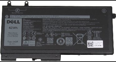 Dell 27W58 Batterij - 42Wh - (3 cellen)