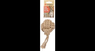 Flamingo - Hondenspeelgoed - Knoopbal Touw - 15CM