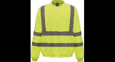Yoko Signalisatie Sweatshirt YHVJ510 - Hi Vis Yellow - L