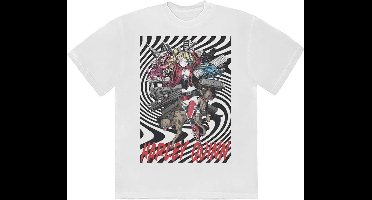 DC Comics Batman - Harley Quinn Spiral Heren T-shirt - 2XL - Wit