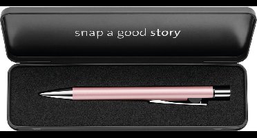 Pelikan balpen Snap Metallic K10 Rosé Goud metal case