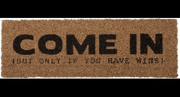Present Time - Deurmat Come In - Bruin - 75x25x1,5cm