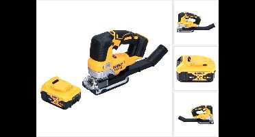 DeWalt DCS 334 N accu pendelzaag 18 V borstelloos + 1x accu 5,0 Ah - zonder oplader