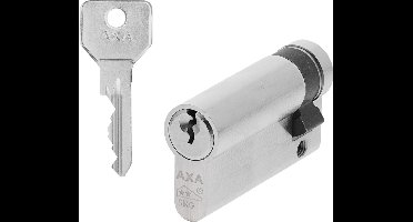 AXA Enkele Veiligheidscilinder - Security - Cilinderslot - incl. 3 sleutels - SKG2 - Vernikkeld - 45/10 mm