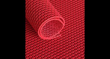 Ultra Grip Rastermat met ruitstructuur 120 cm Rood - per strekkende meter