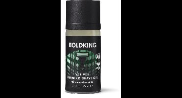 Boldking Scheerschuim Vetiver- Schuimende Scheergel - Scheerschuim Mannen zonder Siliconen of Parabenen - 75 ml