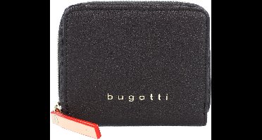 bugatti Portemonnee Ella Ladies Small Zip Around Wallet Darkbrown Bruine