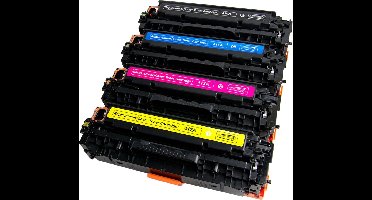 Multipack Toner Geschikt voor HP 305A / 305X | CE410A, CE411A, CE412A en CE413A | Geschikt voor HP LaserJet Pro 300 / 400 series color M351A - MFPM375nw - M451dn - M451dw - M451nw - M475dn - M475dw