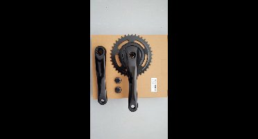 Kgs Crankstel 38t 170 Mm Zwart