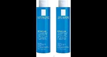 La Roche-Posay Effaclar micro - exfoliërende adstringerende lotion - Gezichtsreinigingsmiddel - 2X200ml