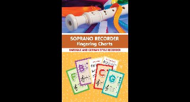 Soprano Recorder Fingering Charts. For Baroque and German Style Recorder