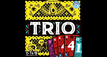 Asmodee Trio, Kaartspel, Aftrekken, 7 jaar, Familiespel
