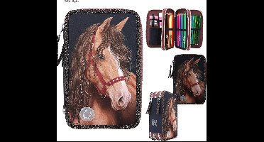 Depesche - Miss Melody 3-vaks etui - GLITTER HORSE