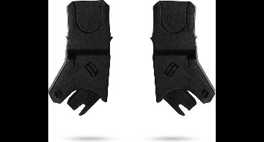 Kinderkraft APINO Adapter Universele adapters voor kinderwagen en babyzitje, 1 paar, zwart