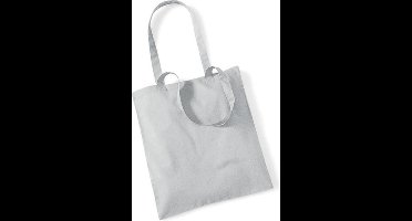 Westford Mill Bag For Life - Long Handles WM101 - Light Grey - 38 x 42 cm