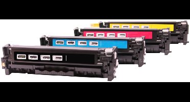 ABC huismerk set 4x toner geschikt voor HP 305A Pro 300 Color M351A