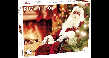 Tactic Santa Claus – Puzzel – 1000 stukjes – Feestelijke Kerstillustratie – Strak en Rustgevend Ontwerp – Hoogwaardige Scandinavische Kwaliteit