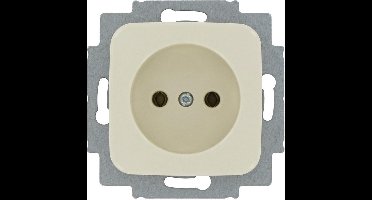 Busch & Jaeger SI Reflex wandcontactdoos enkel creme