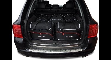 PORSCHE CAYENNE 2002-2010 5-delig Reistassen Op Maat Auto Interieur Kofferbak Organizer Accessoires