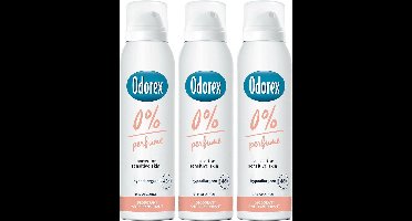 Odorex Deodorant spray 0% Multi Pack - 3 x 150 ml