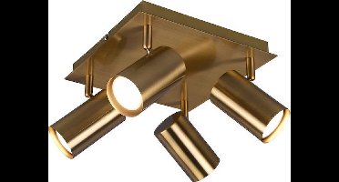 TRIO MARLEY - Spot - Oud messing - excl. 4x GU10 3W