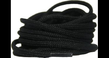 Veters Rond - zwart - 120cm