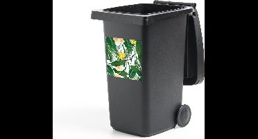 Container sticker Bladeren - Bloemen - Paradijsvogelplant - 40x40 cm - Kliko sticker