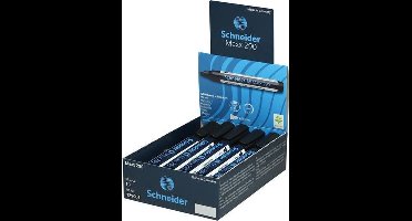 Schneider whiteboardmarker - Maxx 290 - ronde punt - zwart - 10 stuks - voor whiteboard en flipover - S-129001-10