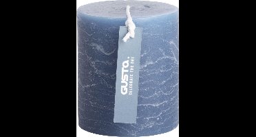 Rustieke kaars ø68x8cm blauw - Gusta®