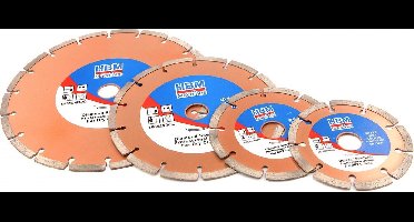 4 Stuks 125 mm Diamant Doorslijpschijf Open