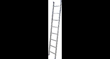 Alumexx enkele ladder - 8 Treden - Lengte 204 cm - Aluminium