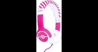Pokémon Pink - kinder koptelefoon - volumebegrenzing - verstelbaar - comfortabel