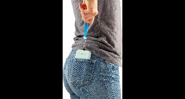 Nite Ize Hitch telefoon anker met elastische armband blauw