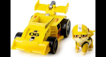 PAW Patrol Race & Go Ready Race Rescue - Rubble - Speelgoedvoertuig met geluiden en actiefiguur