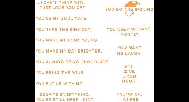 Tonic Studios - I Love You Because Stempelset