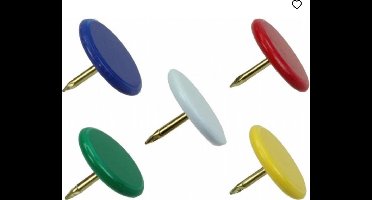 Deltafix punaise assorti ass. 100 st.