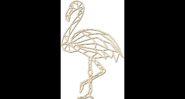 Decoratief Beeld - Geometrische Dieren - Hout - Hout-kado - 55 X 40 Cm