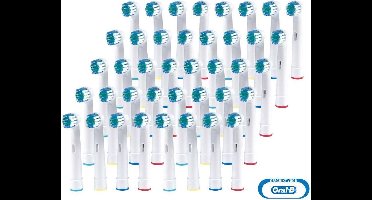 Opzetborstels 40 stuks - Megapack - Universele Opzetborstels - Voor Oral B Elektrische Tandenborstel
