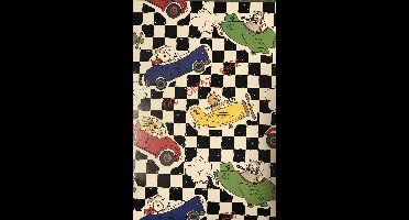 Inpakpapier Vellen cadeaupapier Race 50x70cm 48 stuks