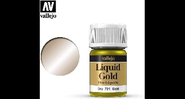 Vallejo Hobbyverf - 70791 Liquid Gold Verf potje - 35 ml