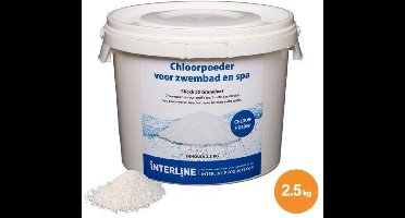 Interline Chloor 2,5 kg | Chloorgranulaat | Anti alg | Snel oplosbaar