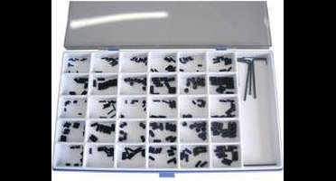 TOOLCRAFT 886327 Stifttap-assortiment Staal 306 stuk(s)