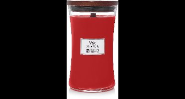 WoodWick Hourglass Large Geurkaars - Crimson Berries - 130 branduren