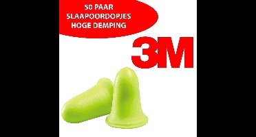 3M ear soft fx - slaapoordopjes - hoogste demping - 50 paar - snurken