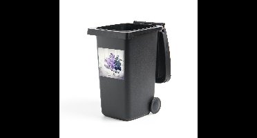 Container sticker Sering - Seringen in een vaas Klikosticker - 40x40 cm - kliko sticker - weerbestendige containersticker