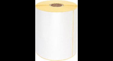 Zebra labeletiket Quantore 800264-605 102x150mm 25mm wit permanent - 12 stuks