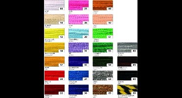 Chenilledraad Folia 50cm lang - 200 stuks assorti 8mm doorsnee