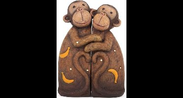 Something Different Beeld/figuur Monkey Family Bruin