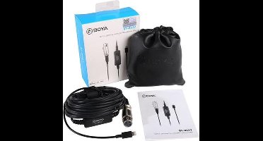 Boya Audio-adapter By-bca7 Xlr/lightning 600 Cm Zwart